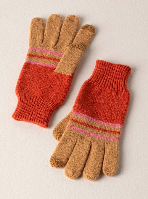 RORY TOUCHSCREEN GLOVES: Rust