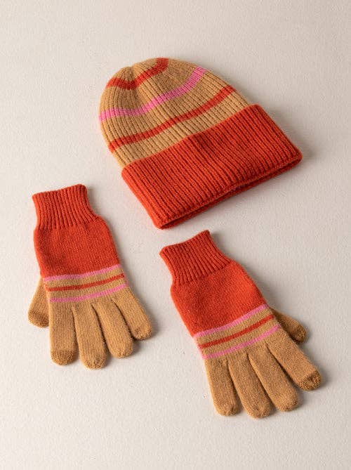 RORY TOUCHSCREEN GLOVES: Rust