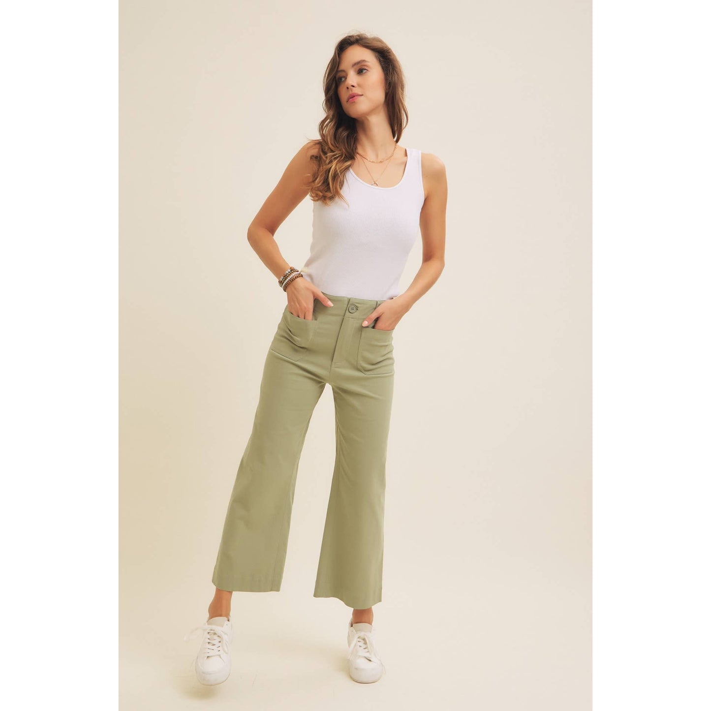 Katie Stretch Linen Pants