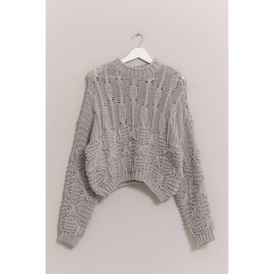 Chunky Cable Knit Sweater