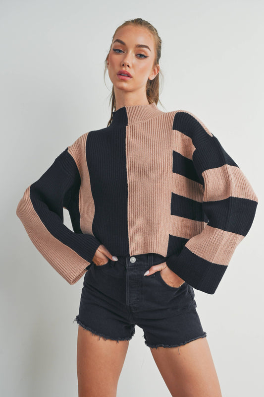 The Nonna Mock Neck Sweater