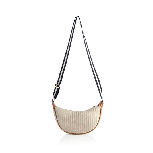 EZRA CROSS-BODY: Ivory