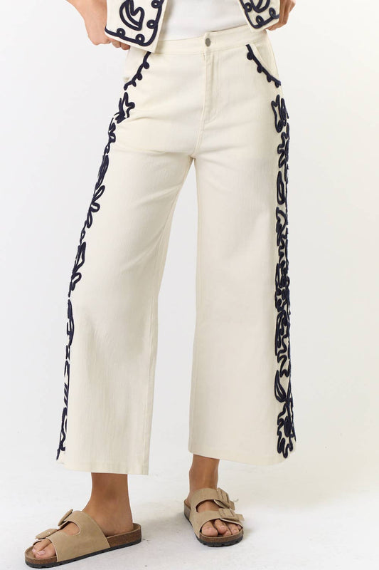 Fresco Cord Detail Pants