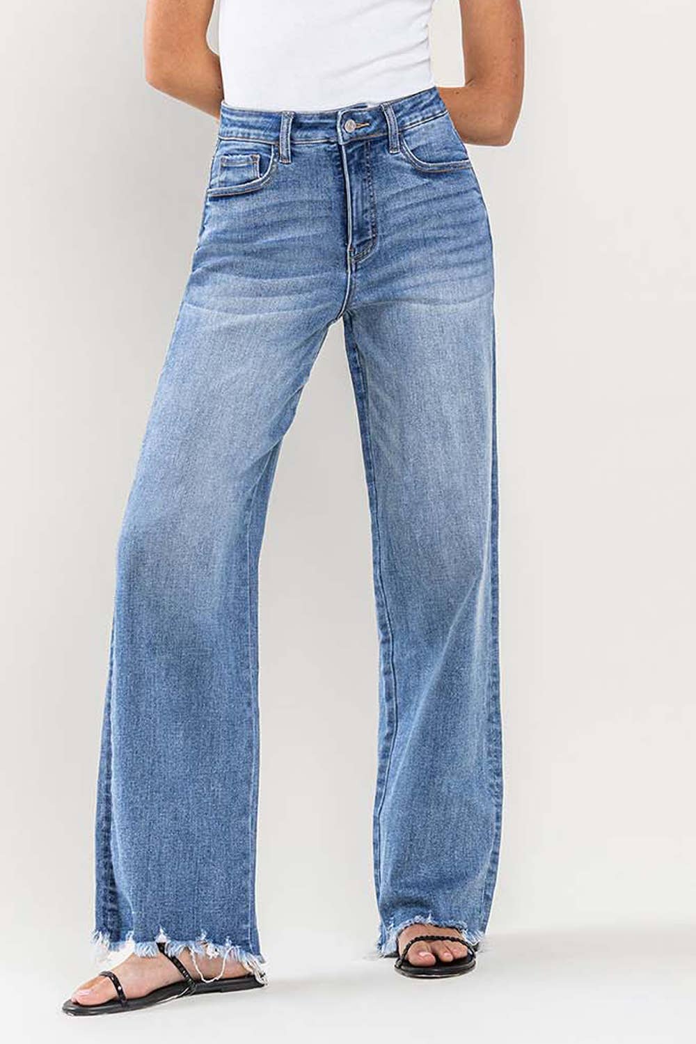 TUMMY CONTROL 90'S VINTAGE LOOSE JEANS