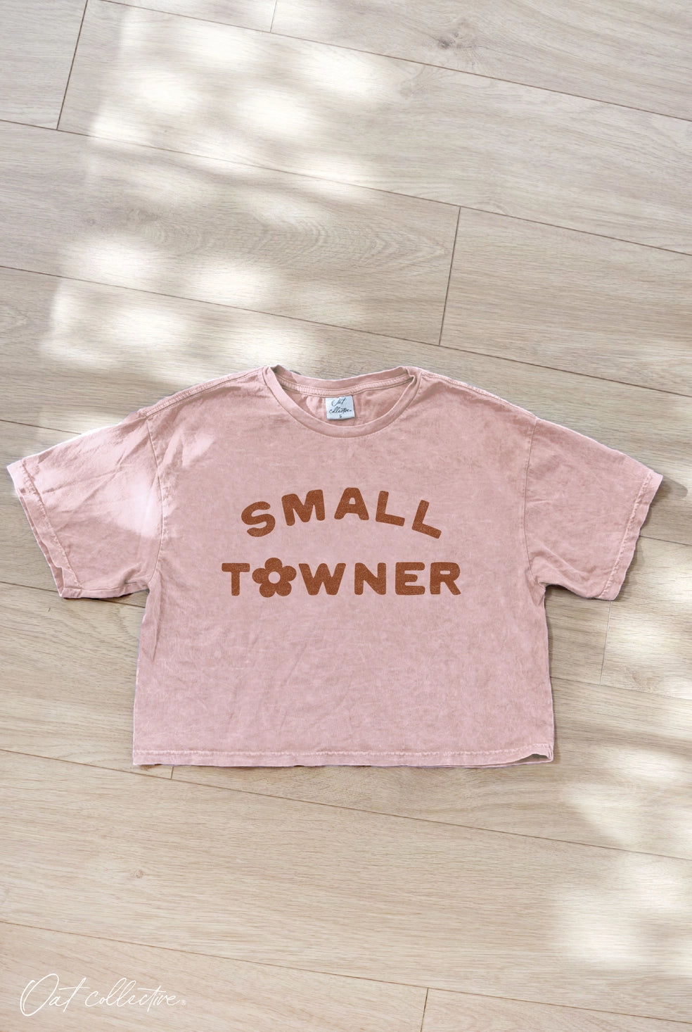 Small Towner Cropped Mineral Graphic Top