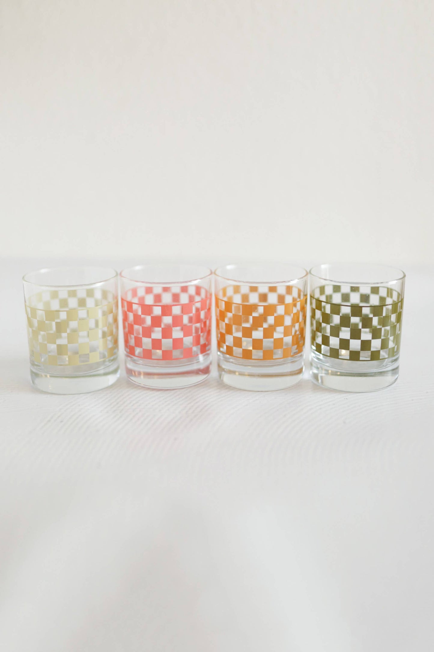 Checkered Rocks Glasses