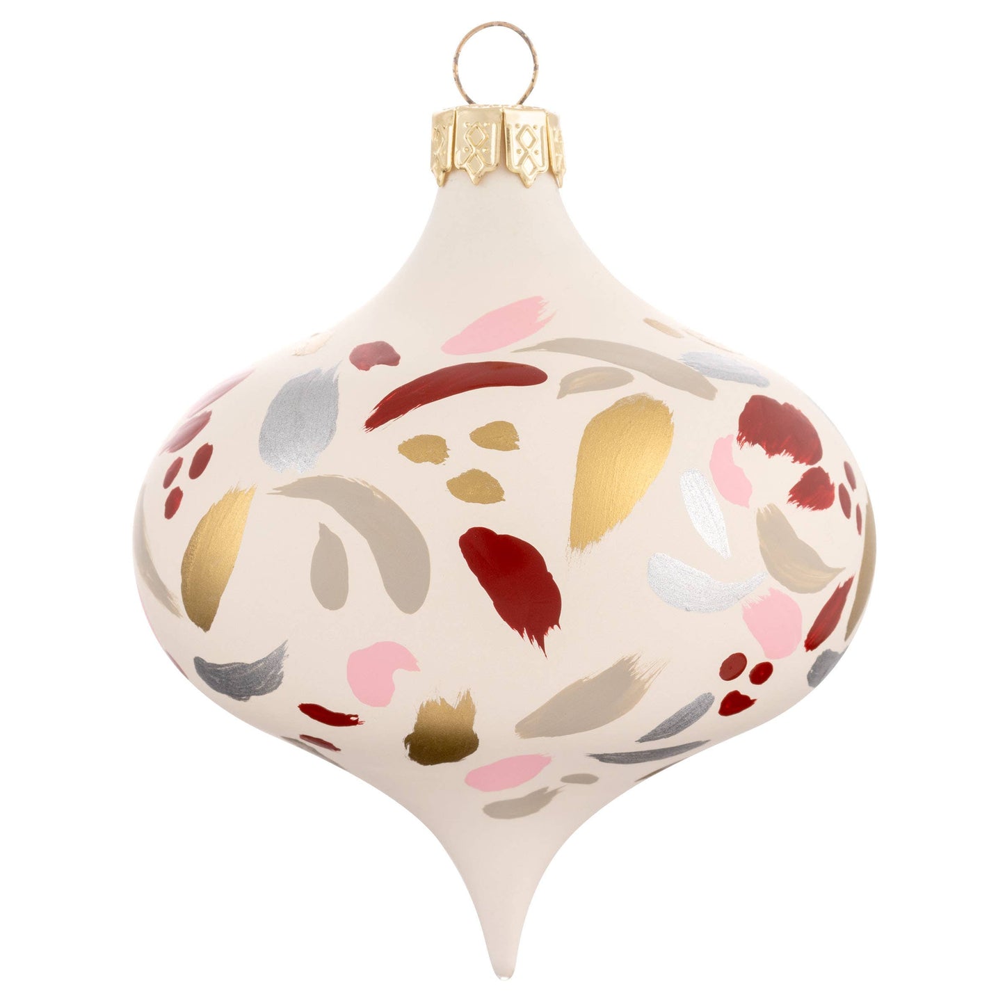 Hand Painted Retro Ornament: Traditional