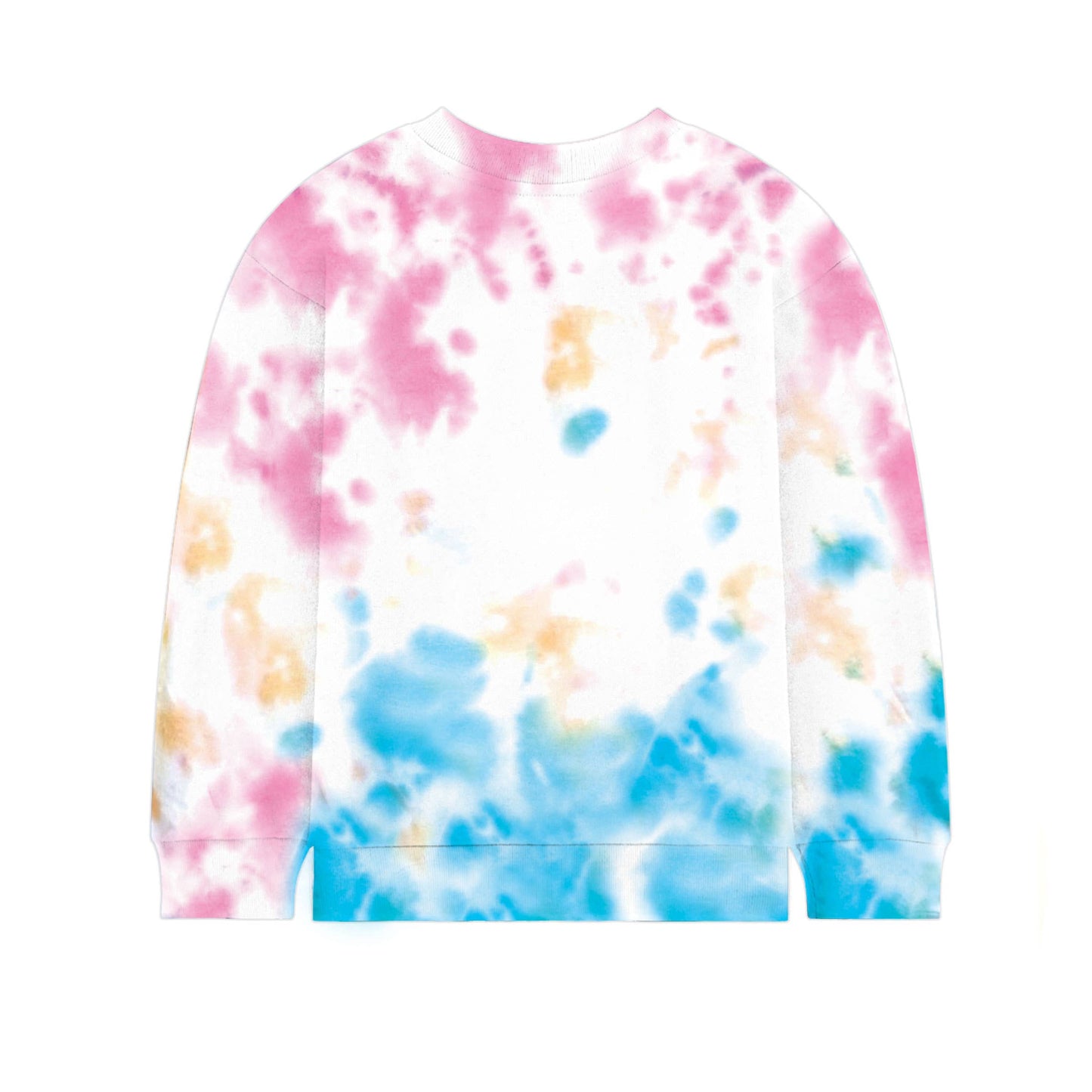 Kid's North Pole Christmas Tie-Dye  Sweatshirt