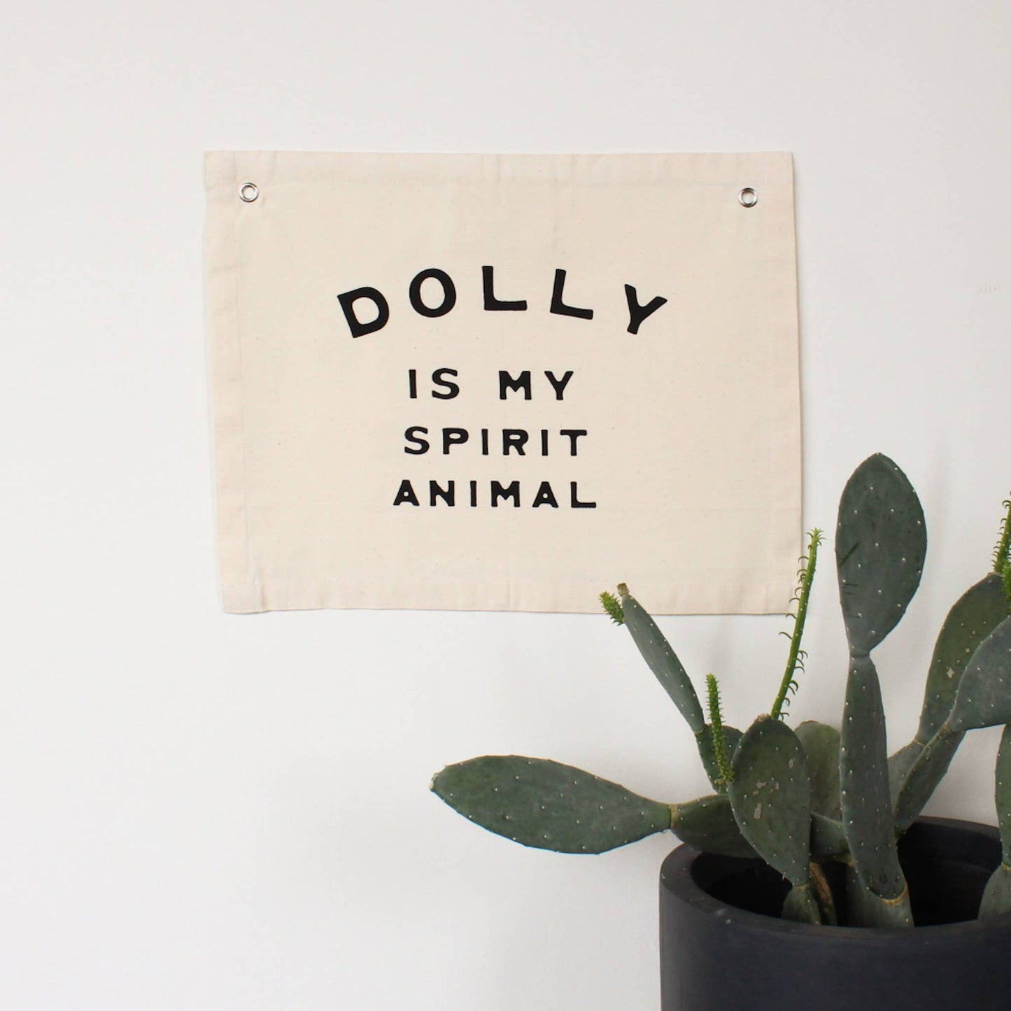 Dolly Is My Spirit Animal Canvas Banner