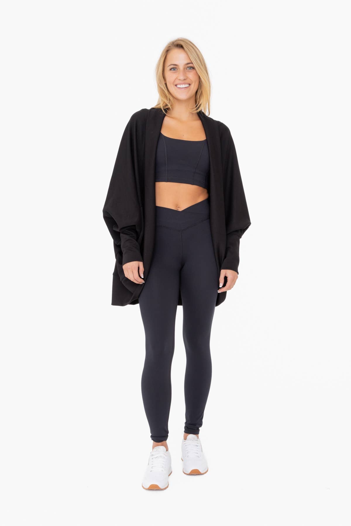 Elevated Cocoon Cardigan: BLACK