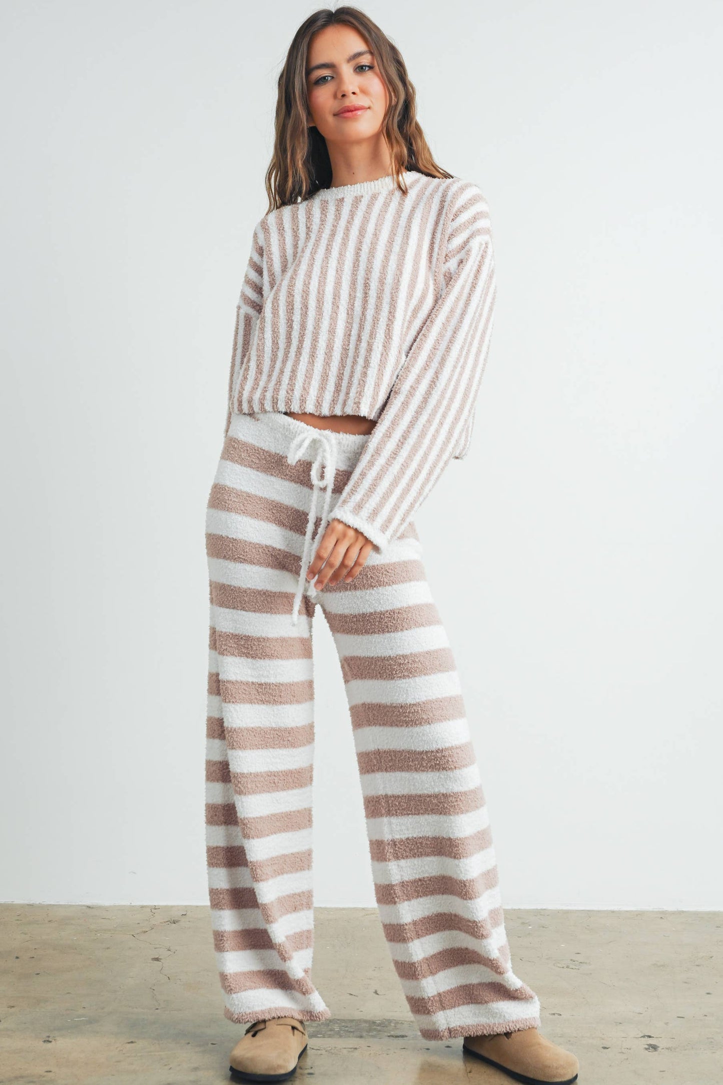 Striped Round Neck Sweater