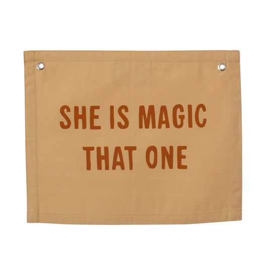 She is Magic Canvas  Banner: Peach