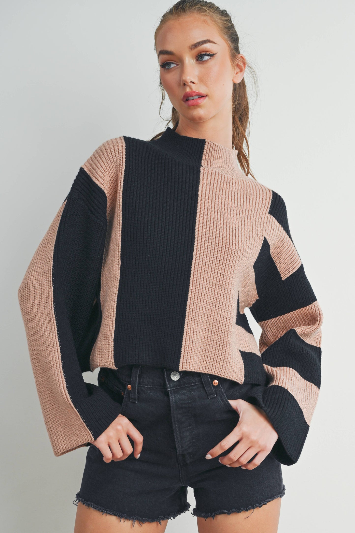 The Nonna Mock Neck Sweater