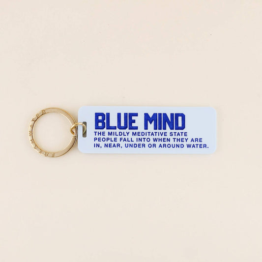 Blue Mind Keychain: Sky Blue