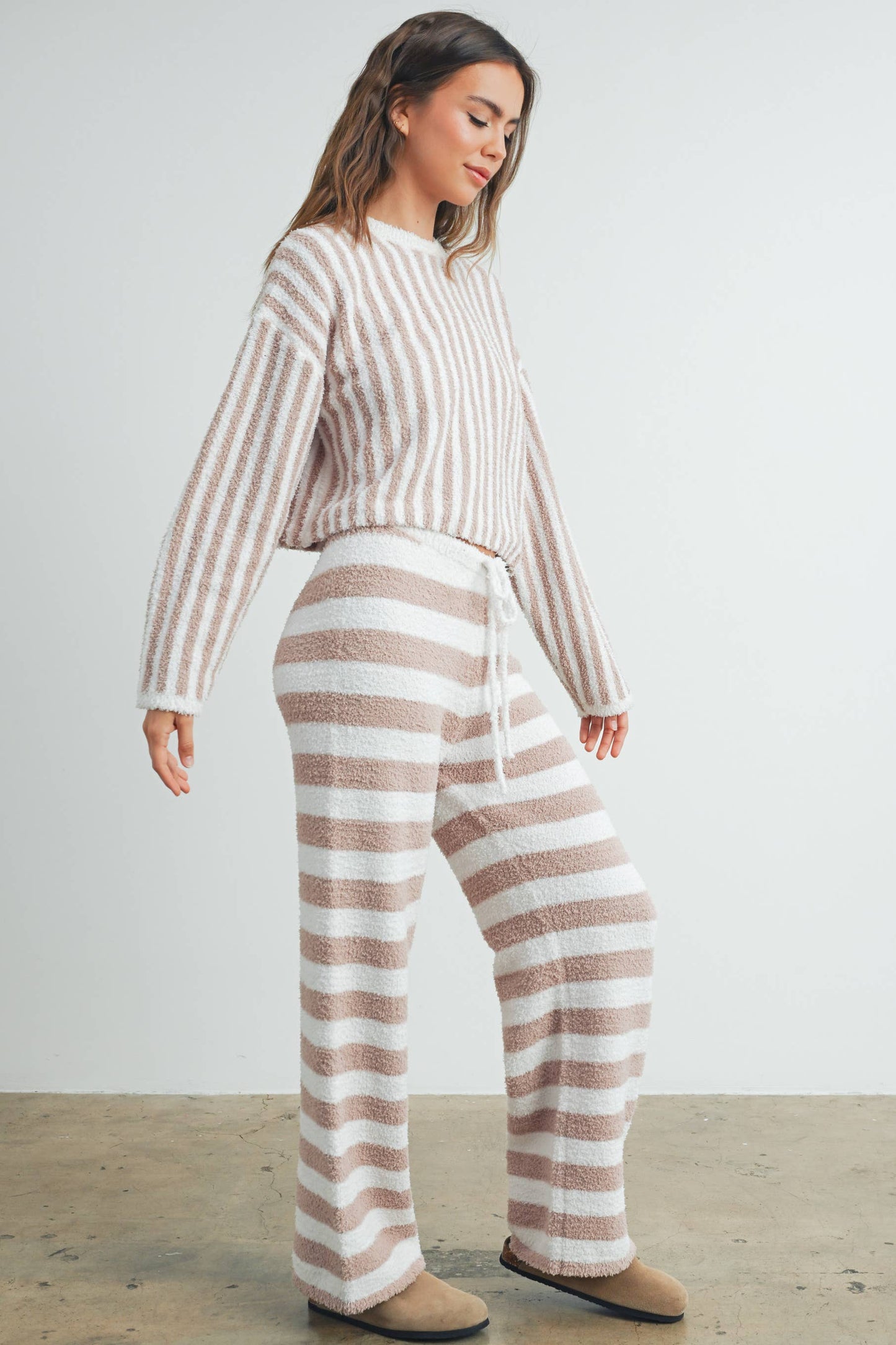 Striped Round Neck Sweater