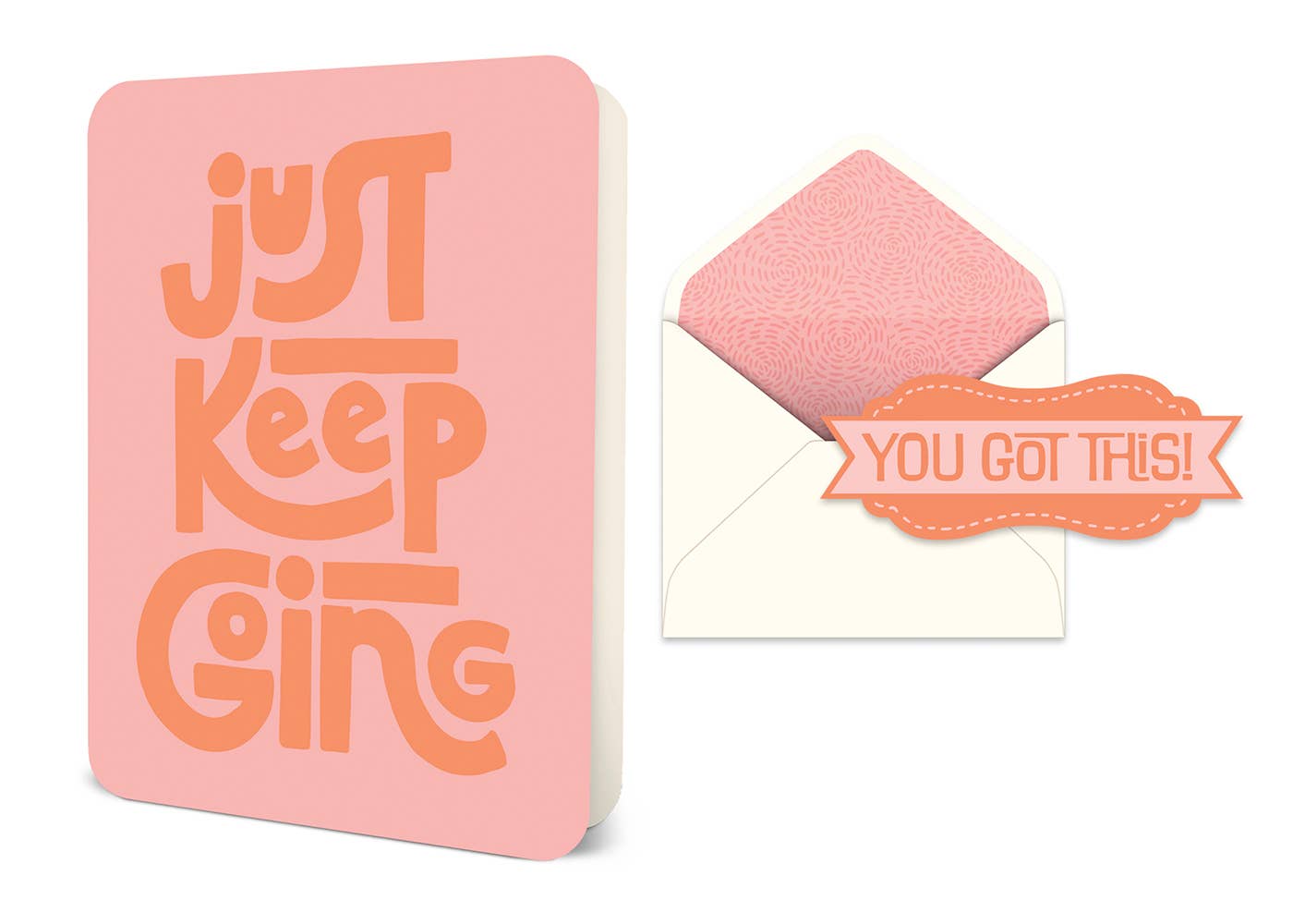 Just Keep Going Deluxe Greeting Card