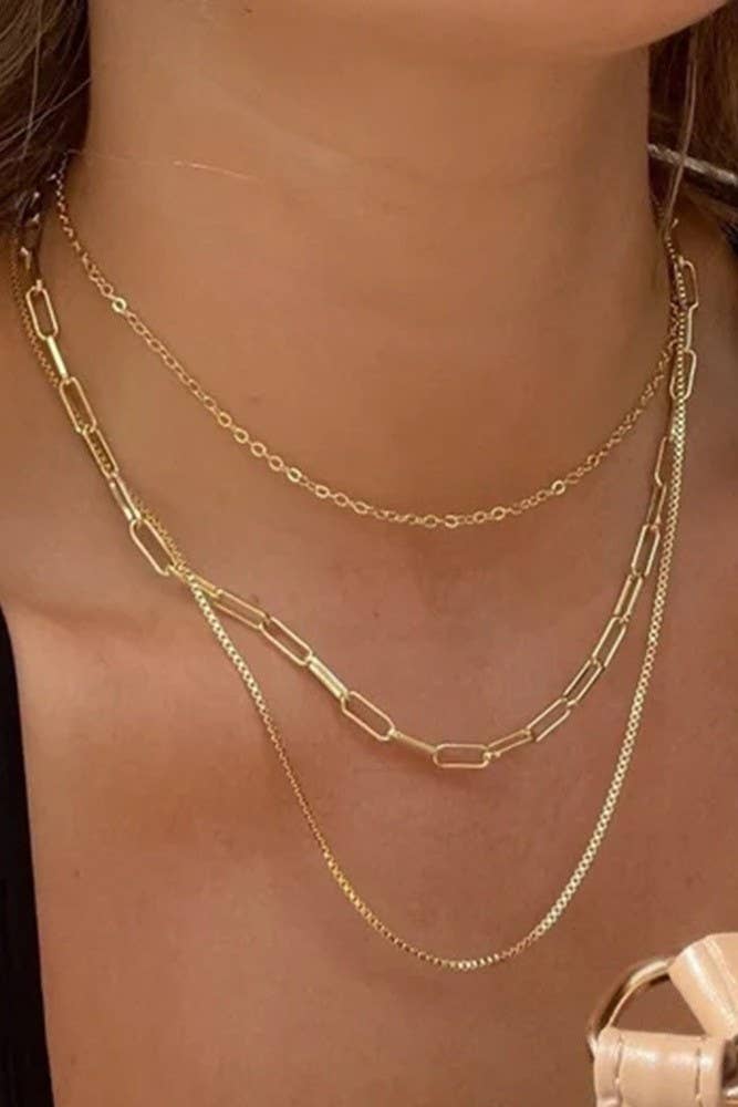 18K Layered Necklace