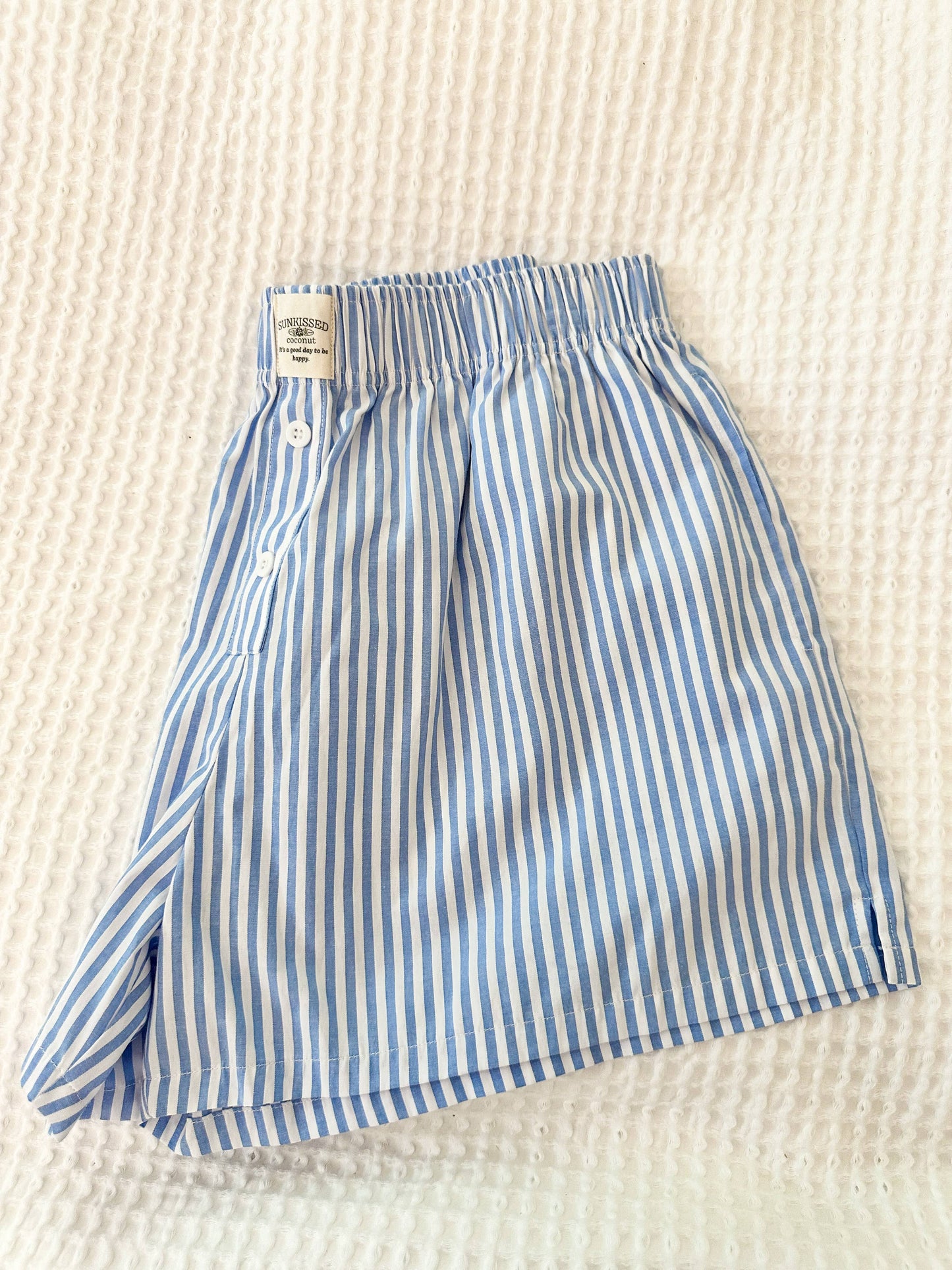 Everyday Boxer Shorts: Blue Stripes