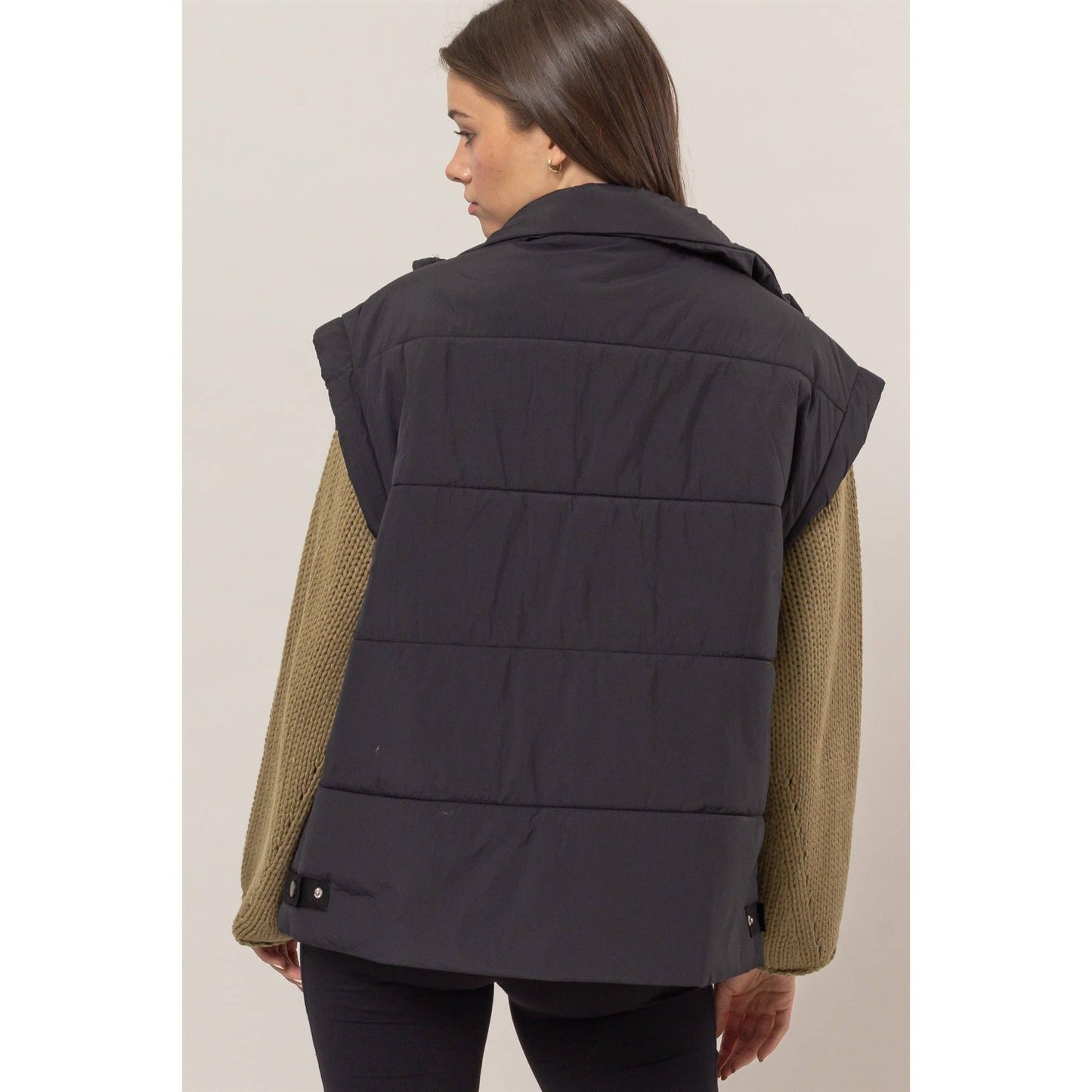 Midnight Oversized Puffer Vest