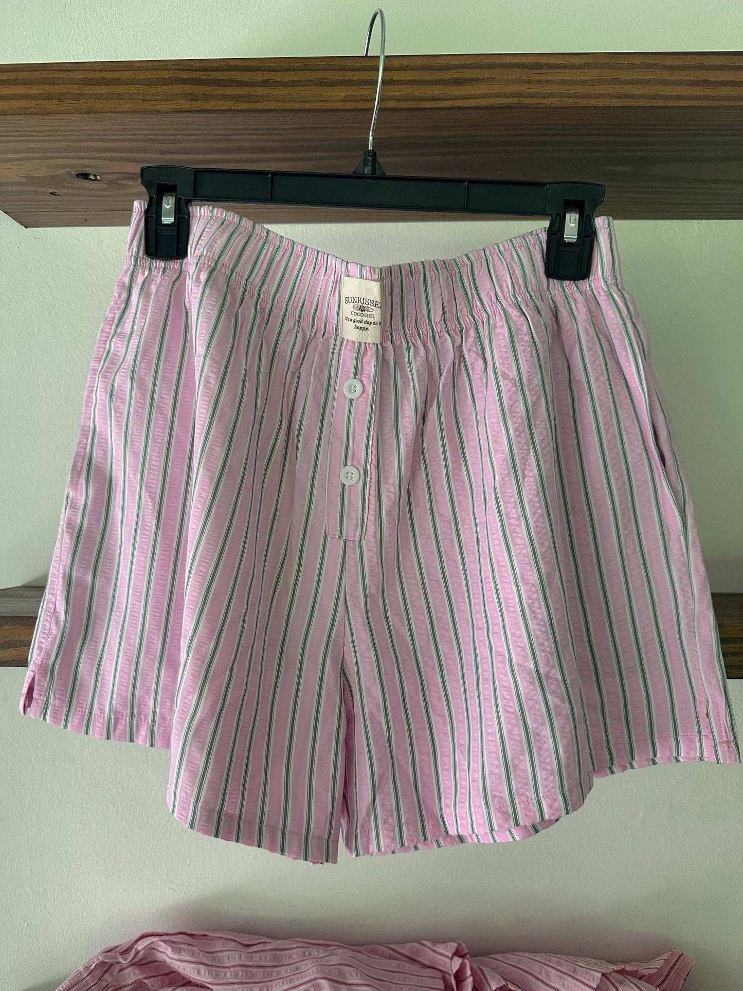 Everyday Boxer Shorts: Pink/Green