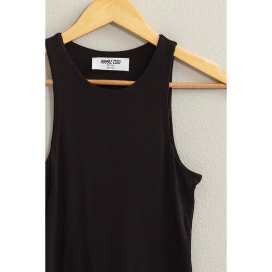 High-neck Bodysuit -Black