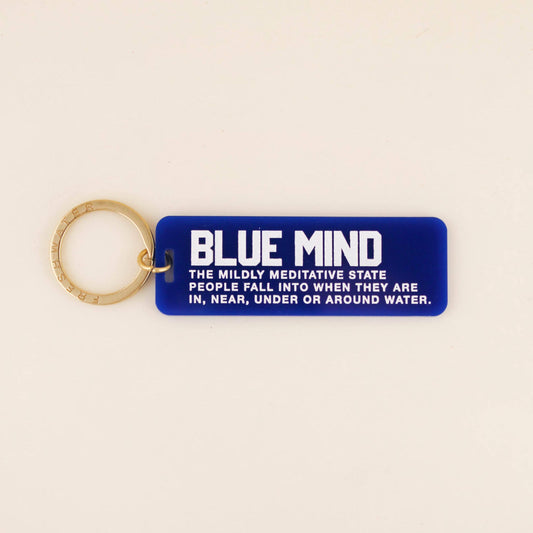 Blue Mind Keychain: Royal Blue