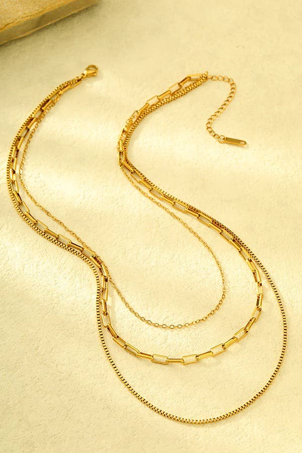 18K Layered Necklace