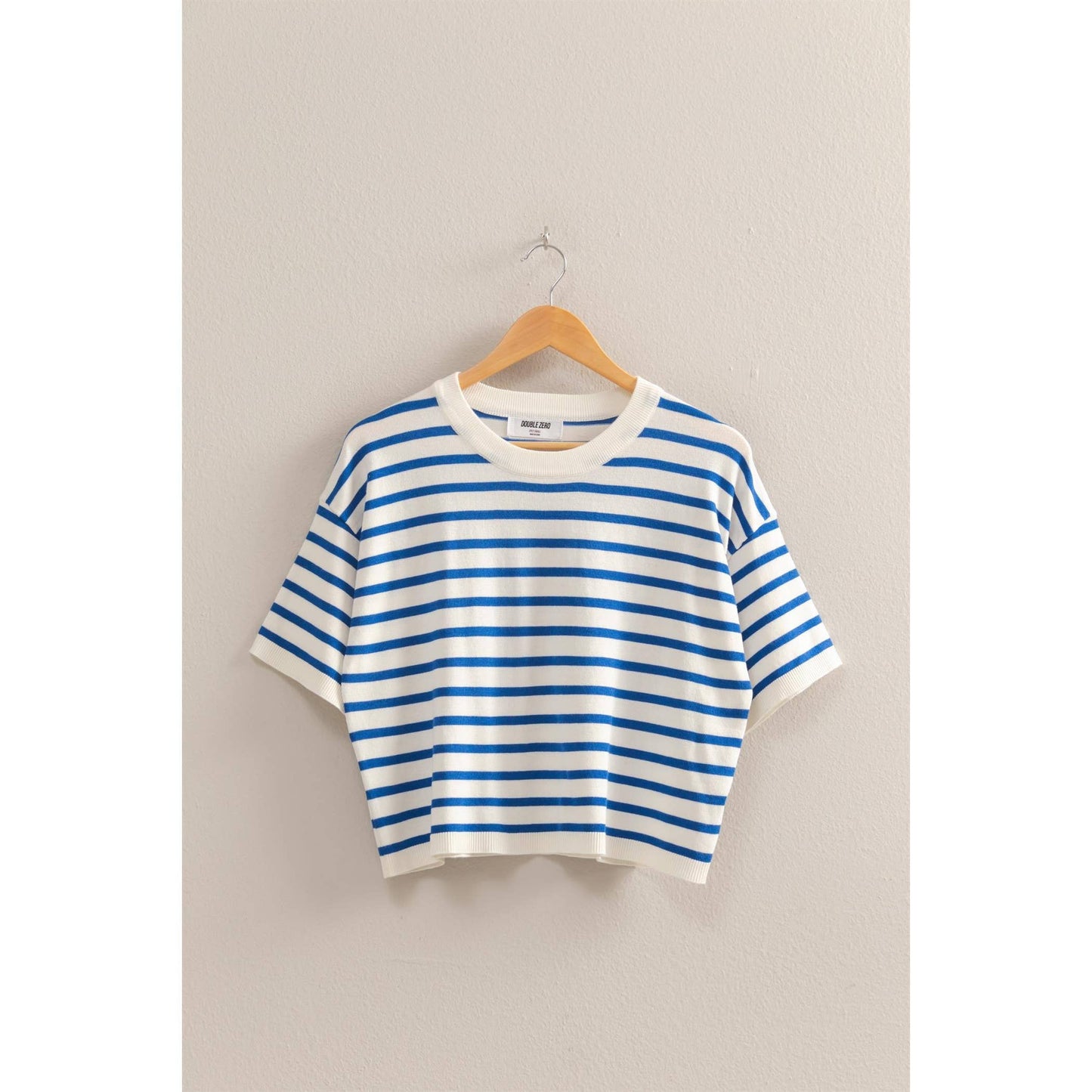 Round Neck Striped Top