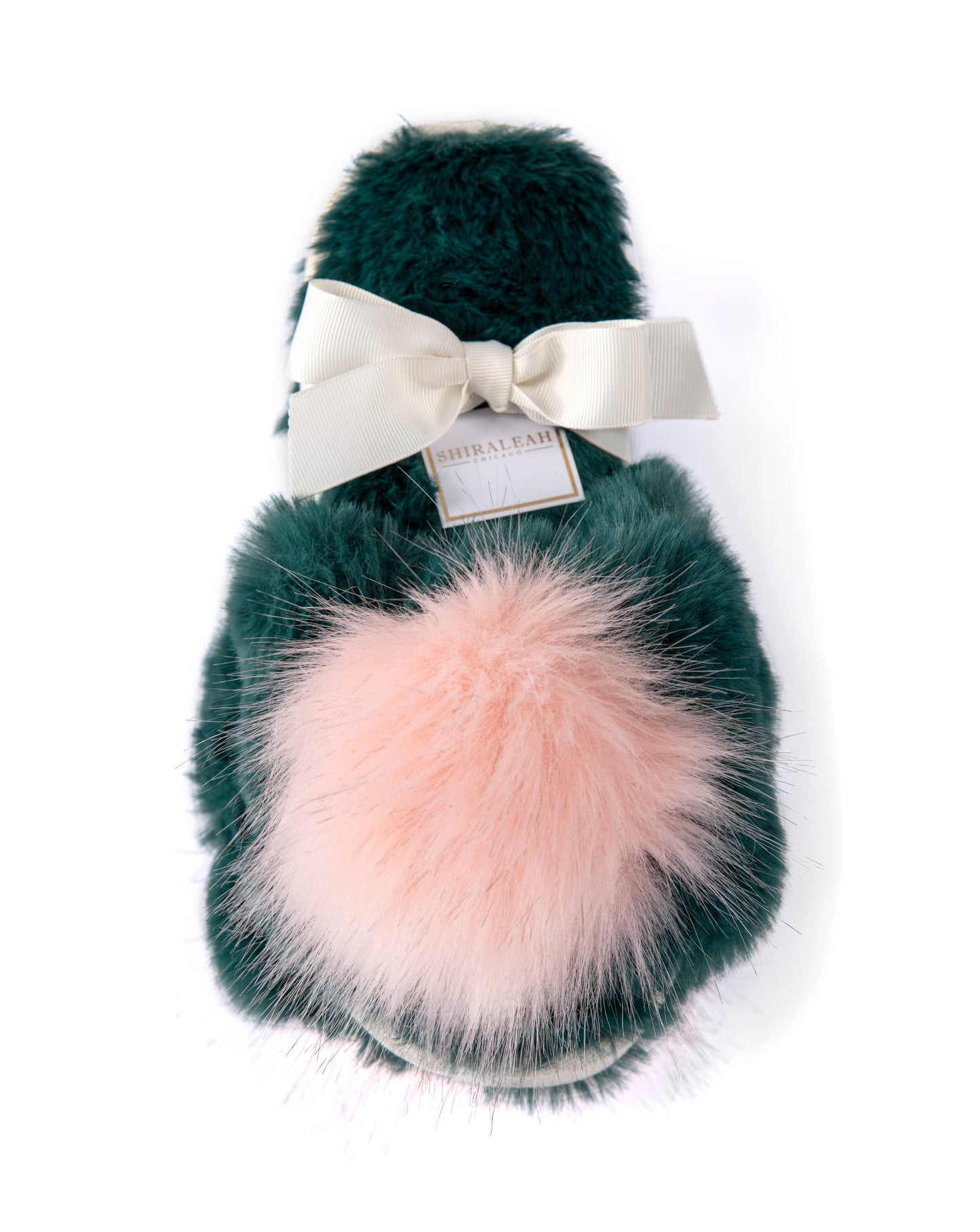 AMOR SLIPPERS, GREEN: L/XL