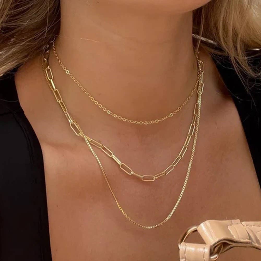 18K Layered Necklace