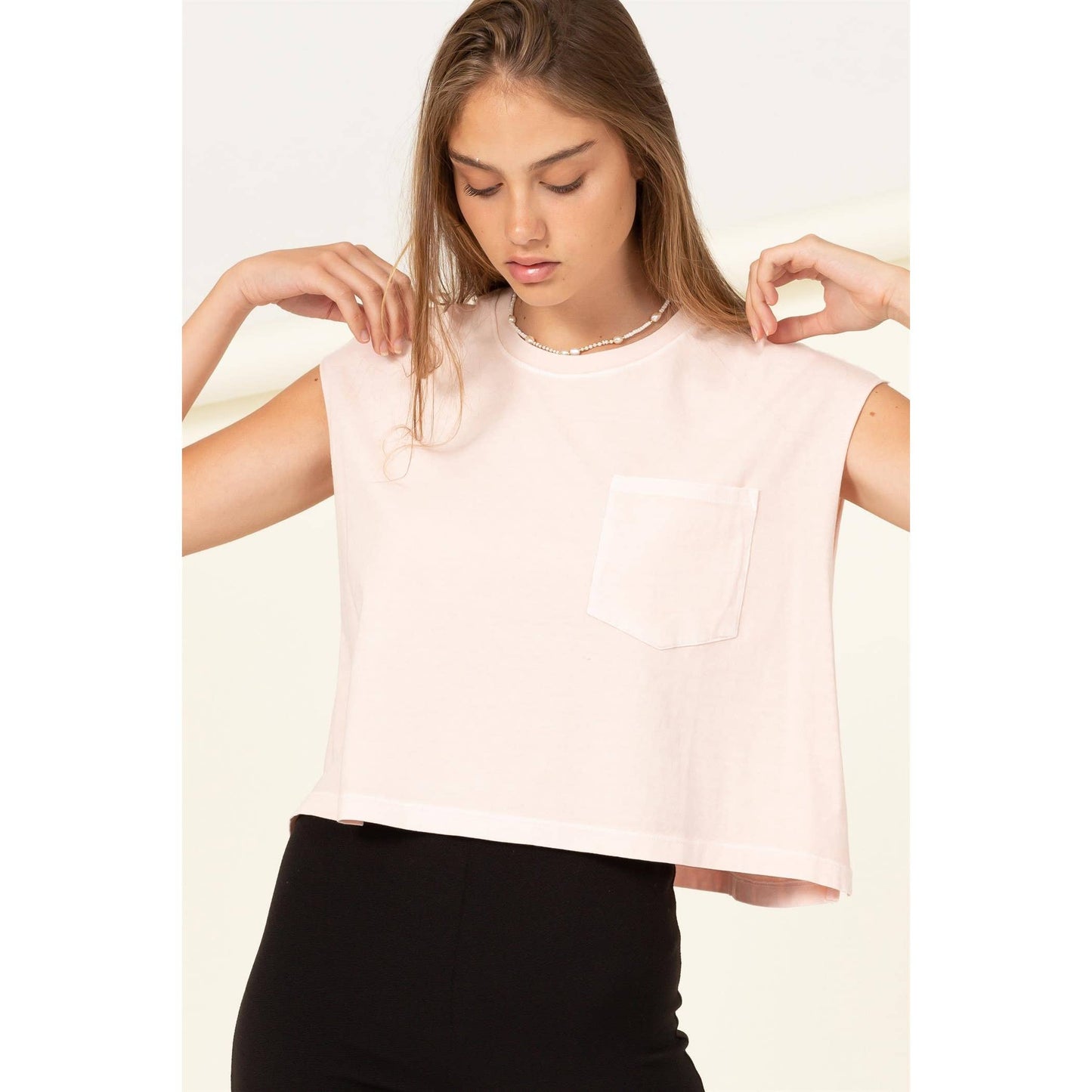 Blush Sleeveless Top