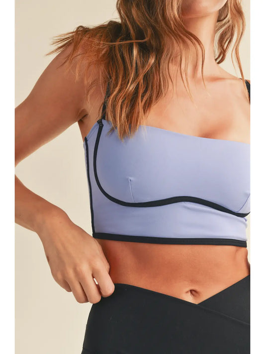 Lavender Blue Sculpting Bra Tank