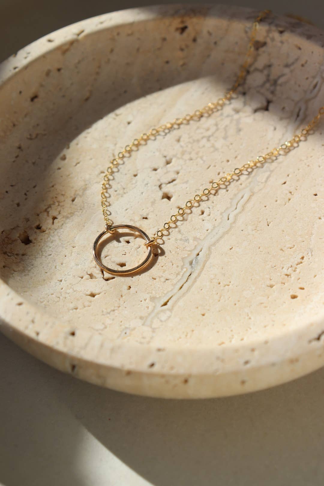 Eternity Necklace  | 14k Gold fill and Sterling Silver: 18" / Sterling Silver