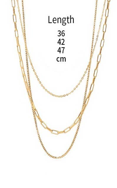 18K Layered Necklace