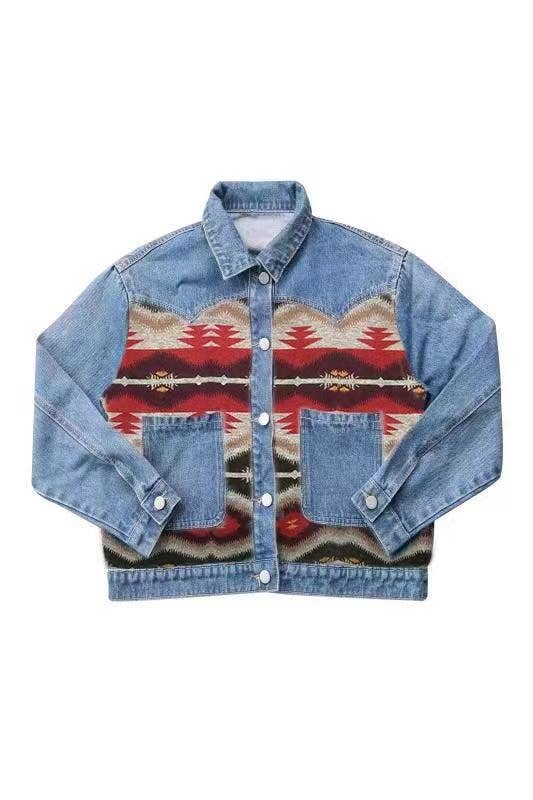 Penny Denim Contrast Jacket