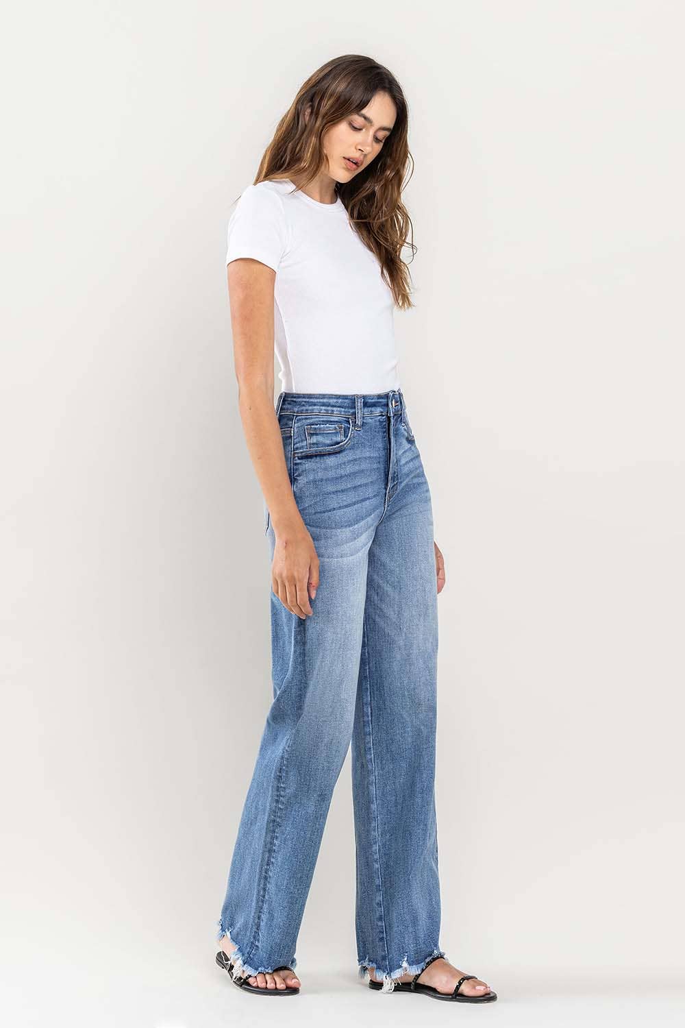 TUMMY CONTROL 90'S VINTAGE LOOSE JEANS