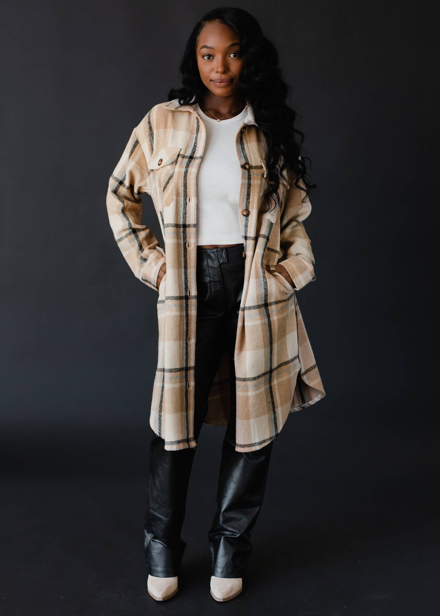 The Olivia Flannel Shacket