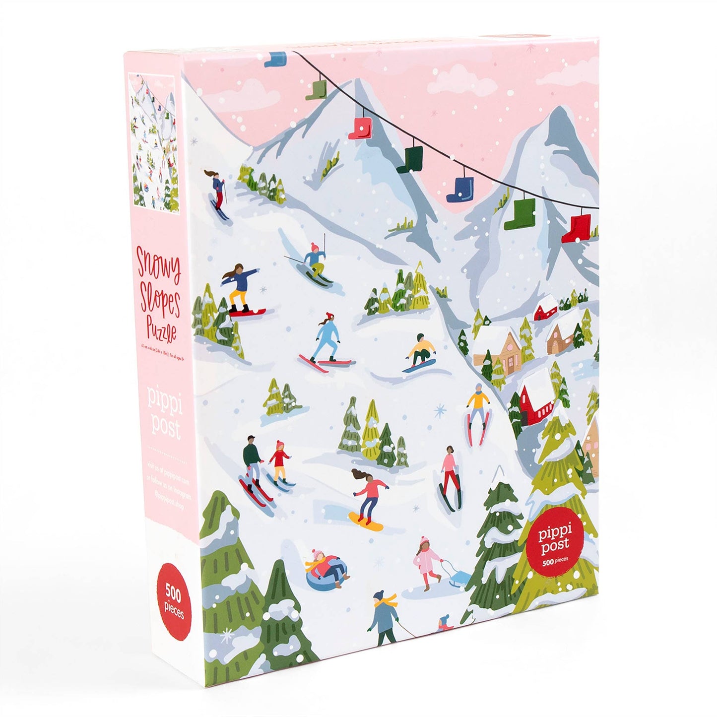 Snowy Slopes - 500 Piece Jigsaw Puzzle