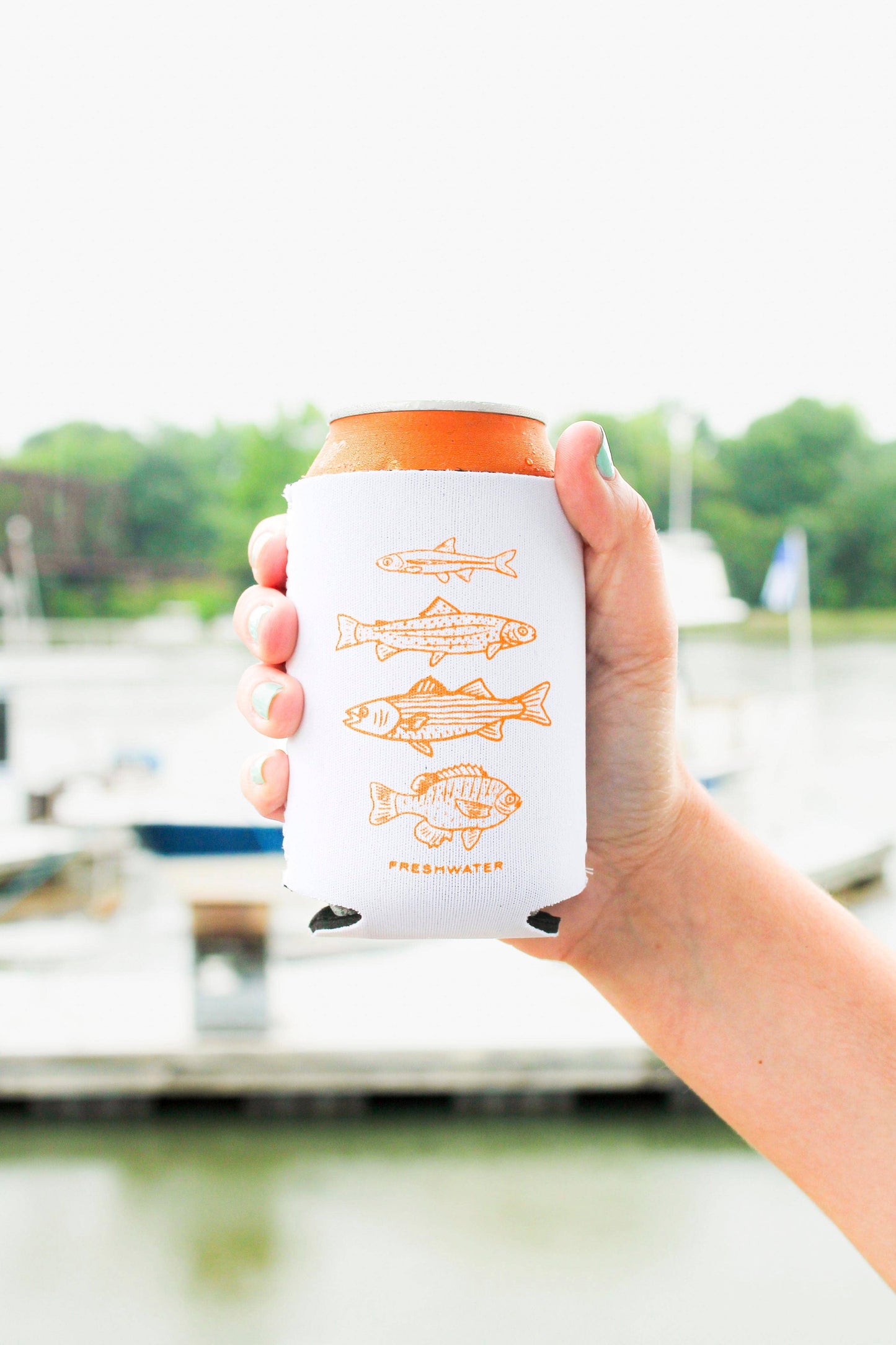 Freshwater Lake Fish Koozie