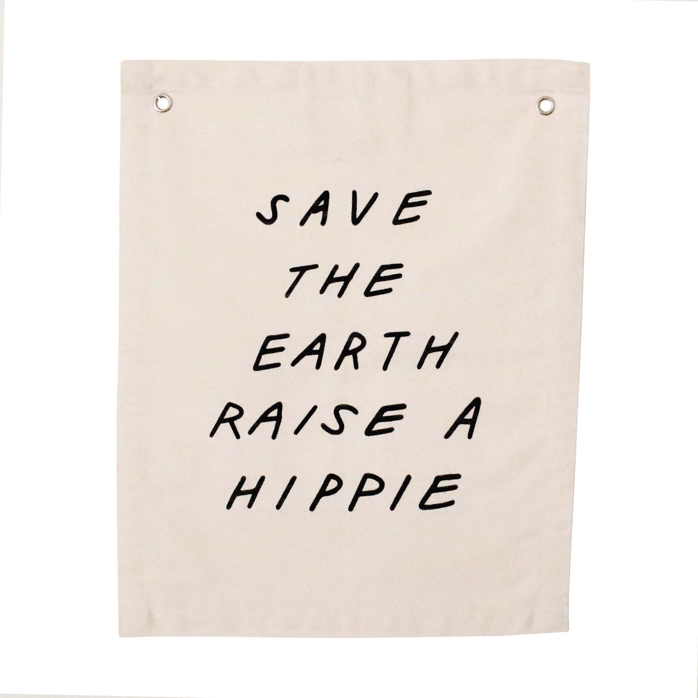 Save The Earth Canvas Banner