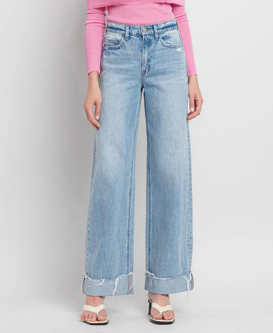 Jubilee Cuffed Wide Leg Jeans