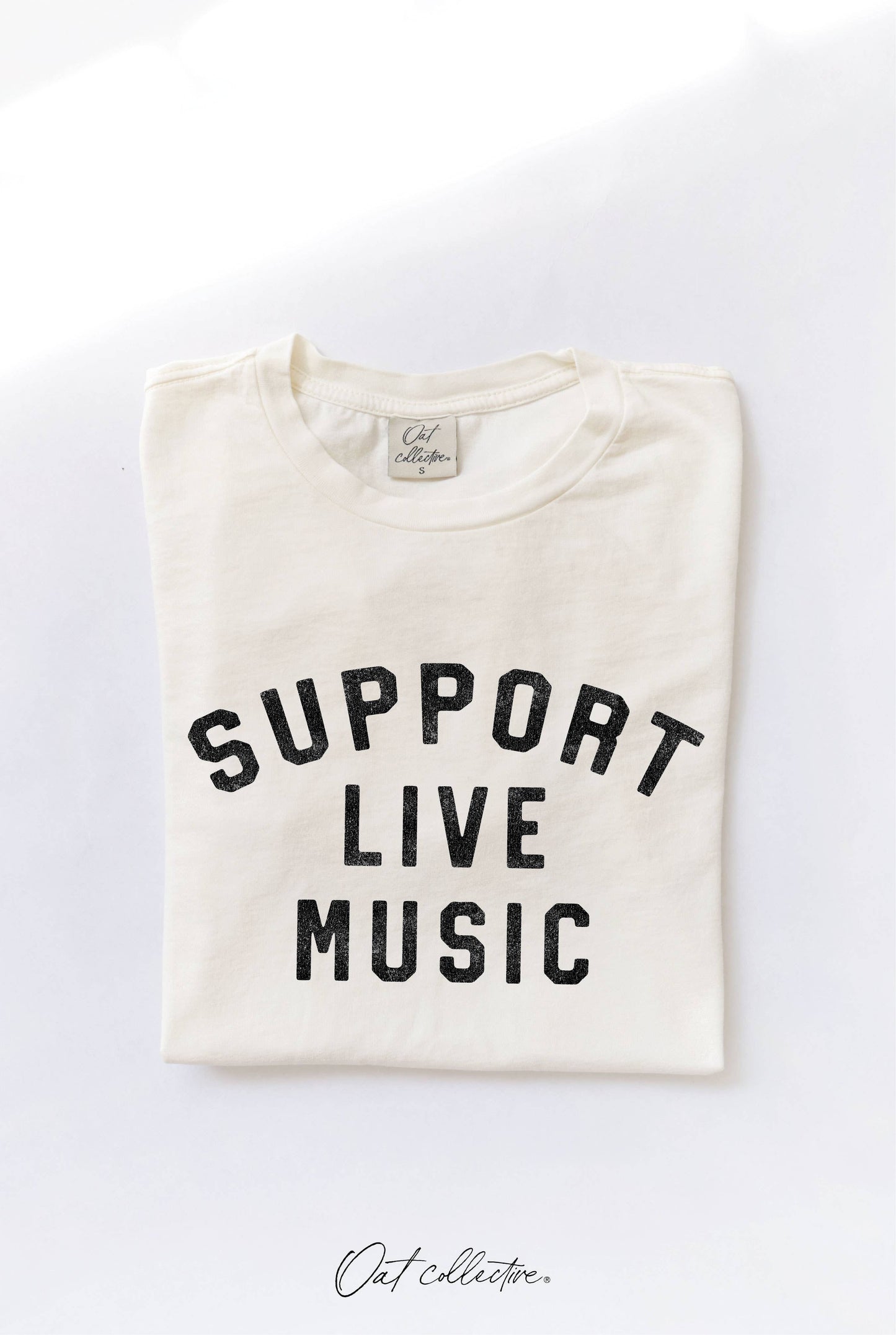 Support Live Music Mineral Graphic Tee