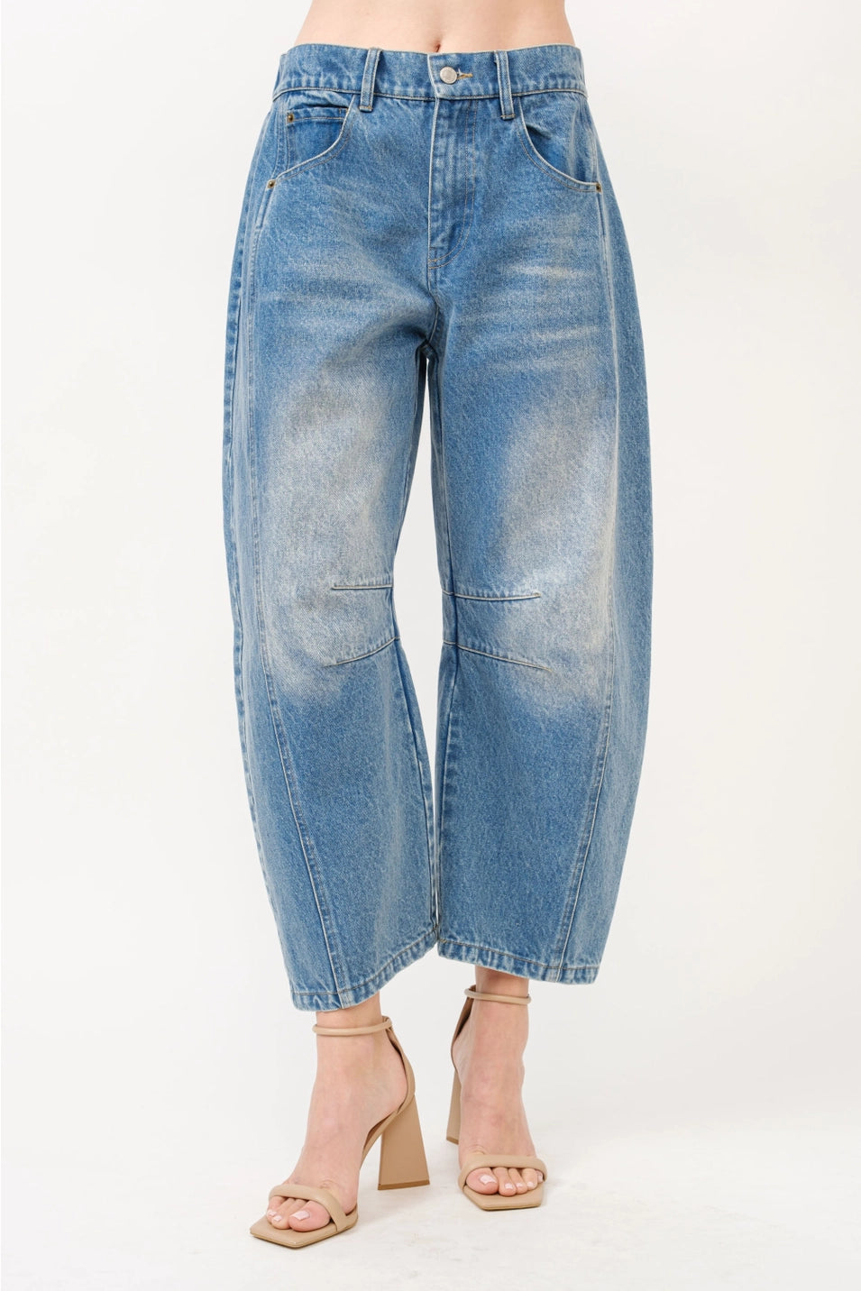 Morgan Barrel Jeans