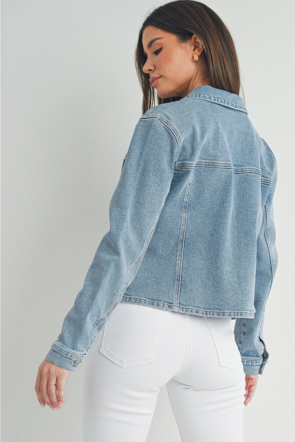 Stretchy Classic Denim Jacket