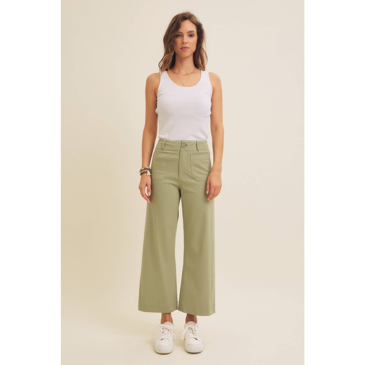 Katie Stretch Linen Pants