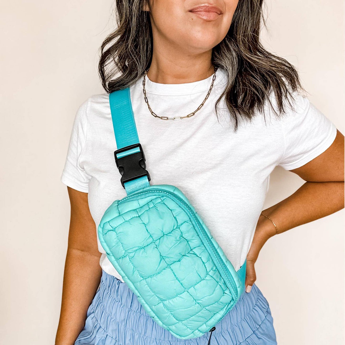 Puff Fanny Pack, Puff Waist Bag, Puff Crossbody, Belt Bag: Espresso