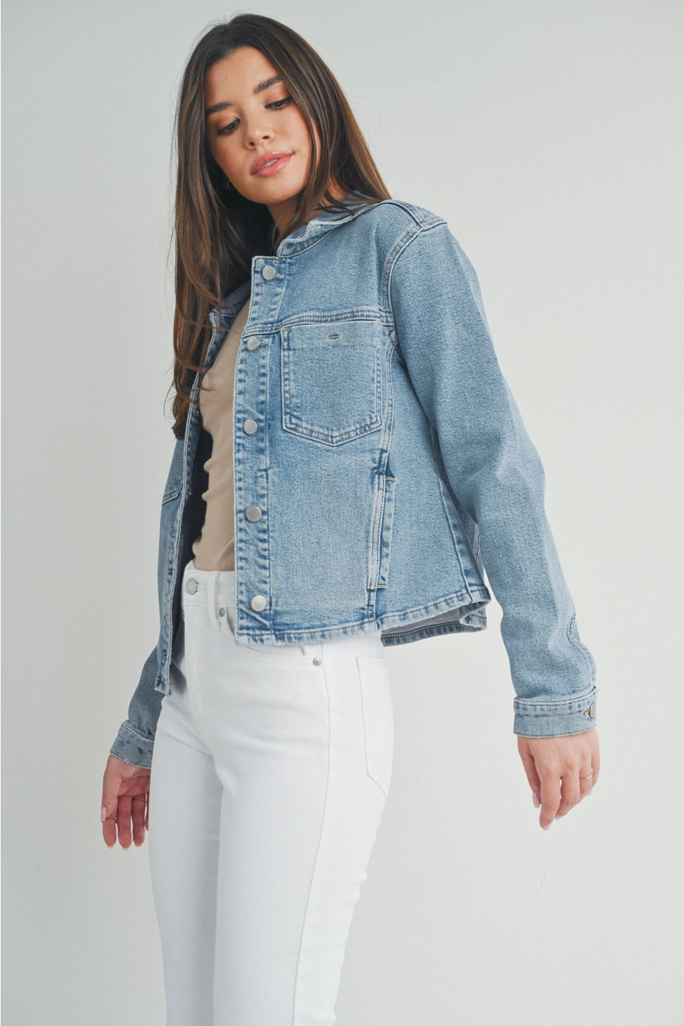 Stretchy Classic Denim Jacket