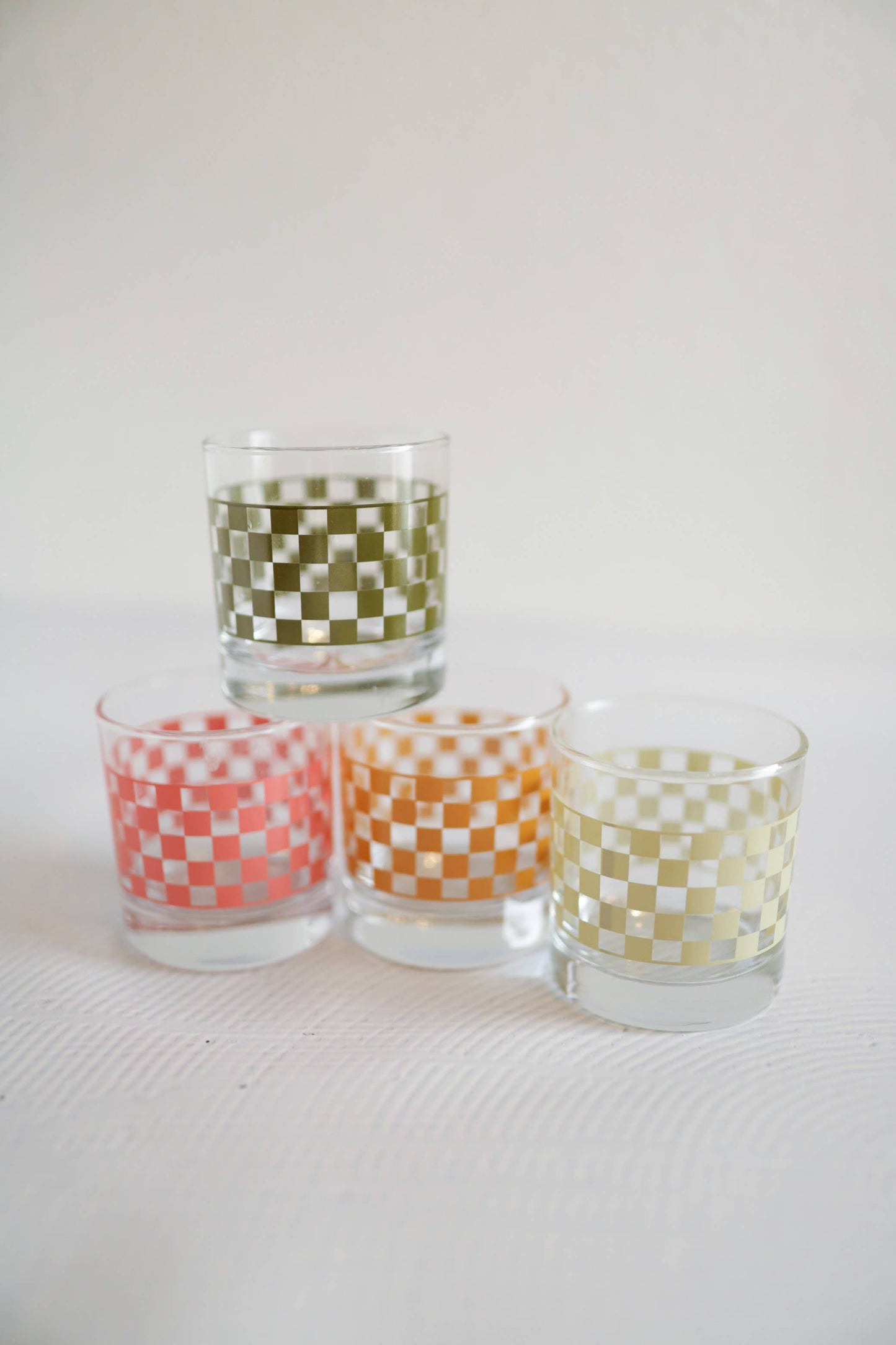 Checkered Rocks Glasses