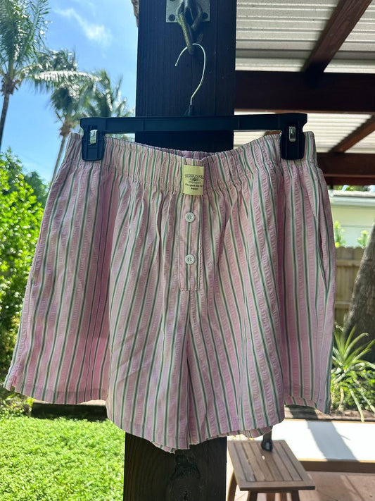 Everyday Boxer Shorts: Pink/Green