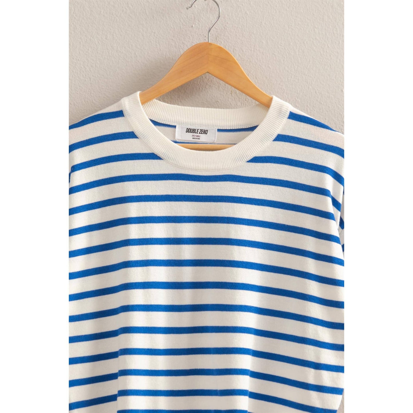 Round Neck Striped Top